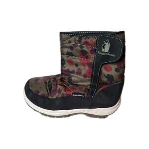 Rugged Bear 2 Kids Girls winter Snow Boots Colorful Camouflage Waterproof